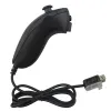 New Left Hand Game controller nunchuk nunchuck controller remote for Wii DHL FEDEX EMS FREE SHIP 12 LL