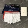 Letter Gedrukte heren Boxers ondergoed Designer Pure Cotton Men Boxershorts Casual Ademende ondergoed 3PLC/SET