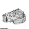 Audemar Pigue Mechanical Watches Designer Wristwatch Audemar Pigue Royal Oak Auto Chain "50th Anniversary" Steel Ice Blue Dial HBT0