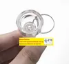 Clear Glass Bowl For Glass Bong 14mm 18mm Male Joint Smoke Tool Bowls Slide Bongs Water Pipes Dry Herb Holder 698