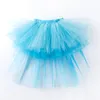 Skirts Swallow Tail Girl Long Tutu Skirt Lovely Princess Girls Birthday Party Pos Ball Gown Costume Kid Clothing