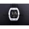 Ys Jb RM052-01 SUPERCLONE Active Tourbillon Montres Montre-bracelet Skull Designer Rm52 Diamant Creux Automatique Mechanica Ceramic869 Montres de luxe