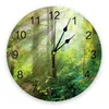 Orologi da parete Bella foresta Breve design Silenzioso Home Cafe Arredamento per ufficio per arte della cucina Grande 25 cm