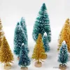 Weihnachtsdekorationen, 8 Stück, 50–125 mm, gemischte Größe, Mini-Weihnachtsbaum, kleiner Baum, Desktop für Zuhause, Neujahr, Weihnachten, Party, Tischdekoration, R231106