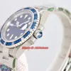 Clean Watches 116659 Super Date 904L 40mm A3135 Autoamtic Mens Watch Sapphire Diamond Bezel Blue Dial 904L Stainless Steel Bracelet Gents Wristwatches