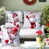 Decorações de Natal Merry Cushion Capa para ornamentos em casa, Navidad Gifts Happy Year 2023Cristmas