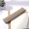 Liten Pu Pen Bag Fountain Sleeve Japanese Stationery Holder Candy Color Zipper Pencil Pouch Student School Supplies