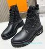 Ботинки Wonder Flat Combat Boots на молнии Martin Ankle из гладкой тисненой телячьей кожи и зимние ботинки из парусины