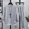 Giyim Setleri Yeni Erkekler Trailsuit 2 Parça Hoodie Sweatsuits Setleri Sporik Jogging Bahar Sonbahar Günlük Spor Takım