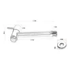 Bathroom Sink Faucets 2X G1/2Inch Wall Mounted Lengthen Garden Outdoor Kitchen Faucet Cold Water Tap Spigot Hose