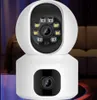 2MP Dual lins wifi-kamera ptz trådlös nätverkskamera CCtv säkerhetsprodukt babymonitor Övervakningsprodukt