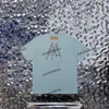 xinxinbuy T-shirt da uomo firmata 23ss Paris Taglie multiple ricamate a maniche corte in cotone da donna Nero rosso blu grigio XS-L