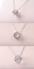 Kettingen strengen snaren hoge versie baojia botten ketting dames nieuwe volledige diamant geest slang hanger 18k rose goud kleine barbaarse taille kraagketen