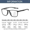 Sunglasses Multifocal Pochromic Reading Glasses For Men Women Anti-blue Light Progressive Eyewear Ultralight Sport Presbyopia Eyeglasses