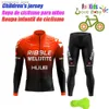 Wielertrui Sets 2022 Hoge Kwaliteit Herfst Kinderfietskleding Kindershirts Set Fietsen Lange Seves Kids MTB Fietskleding Broeken Q231107