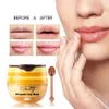Strawberry Bee Lippenbalsem Lip Makeup Verzorgende lippenbalsem Hydraterende en anti-schrale lippen Masker Voedende lippenstiftbasis Vervaagt de liplijn