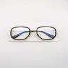 2023 Designer de moda New Glasses Glasses Summer Fashion Plate Metal Round Frame Myopia Protetor solar Tidal Band G0459