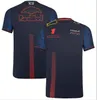 new F1 racing polo suit summer team lapel shirt same style customization
