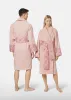 Mens Luxury Classic Cotton Bathrobe Men and Women Brand Sleepwear Kimono Warm Bath Robes Home Wear Unisex Bathrobes One Size5477