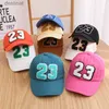 Berretti Bambini Figura Berretto da baseball Nuova Primavera Estate Solido Cappello da sole Ricamato Ragazzi Ragazze Cotone Cappellini Snapback Bambini Cappello da pesca Hip HopL231106