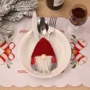 Nowy szwedzki zastawa stołowa Santa Gnome Wózek Nóż Księgbot Silverware torba na przyjęcie świąteczne stół obiadowy wystrój FY3955