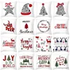 Decorações de natal feliz natal capa de almofada 2023 decorações de natal para casa ornamento feliz ano novo decoração de natal r231106