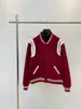 Heren klassiek lamsvachtjack van hoge kwaliteit heren casual academische stijl jas knop zak bovenkleding man honkbal uniform jas