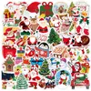 50pcs/lot Christmas Holiday DIY Stickers Posters Graffiti Skateboard Snowboard Laptop Luggage Motorcycle Bike Home Decal Gifts for Kids