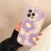 Designer Phone Case Luxury Cartoon Purple Kitty Suitable for iPhone 14 13 12 Pro max 11 12 14 plus xxs xsmax 7 8 plus Fall Protection case