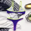 Damen-Badebekleidungs-Set, Bikini-Stück, Patchwork, zwei gefüllter BH-Badeanzug, Damen-Bademode, Badebekleidung, Tankinis