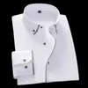 メンズカジュアルシャツ男性用ホワイトシャツ長袖ビジネスカジュアルソリッドカラーカミザ男性ドレスシャツメンズスリムフィット下着5xl 6xl 7xl 8xl q231106