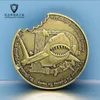 Konst och hantverk Brons Shark Commemorative Coin Shark Teeth Coin