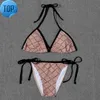 Designer Bikinis Femme Bikini deux pièces avec lettre Maillots de bain Crystal Summer Maillots de bain Plage Luxe Maillots de bain Maillot de bain à trois points 2023F