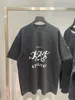 23ss Designer de luxe T-shirt à manches courtes Hip Hop Polar style motif alphabet mode décontractée incontournable lâche coton élastique hommes et femmes