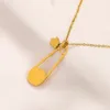 2023 Neue Liebe Halskette Designer Marke Schmuck Halskette Mode Frauen Geschenk Liebe Langkettige Frühlingsfest Vielseitige 18 Karat Gold Halskette Edelstahlkette