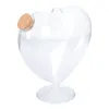 Vases Lune de Miel Sable Souvenir Pot Souhaitant Bouteille Bouteilles En Verre Récipients En Forme De Coeur