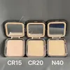 Luxe merk gezichtspoeder make-up voor meisje KIKO merk 3 kleuren hoge kwaliteit geperst poeder gezicht schoonheid cosmetica CR15 CR20 N40 met een spiegelvoorraad