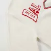 ヒップホップメンズフーディーズニットセーターデザイナーレタープリントスウェットシャツ高品質のウールセーター