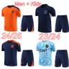 Pays-Bas Survêtements maillots 2023 2024 kits de survêtement de football pour hommes et enfants 23 24 25 ALVAREZ TADIC BERGWIJN hommes maillot garçons kit d'entraînement de football chemises costume ensembles pour enfants