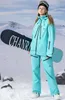 Autres articles de sport -30 Combinaison de ski femme hiver 23-24 vestes et pantalons femme chaud 10k veste imperméable femme vêtements de ski et de snowboard HKD231106