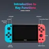 X52 Handheld Game Console 4.3-inch Pocket Gaming Console Portable Game Players Support Retro Game Dual Speaker Stereo Gift for Children PS1 FC GBA MD MAME NES SFC X51