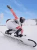 Inne artykuły sportowe 2023 Nowy modny garnitur snowboardu mężczyźni kobiety narciarstwo z kapturem Zestaw Winter Windproof Waterproof Spods Strint Kuit Snow kombinezon śniegu HKD231106