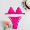 Damen Bademode Sommer Bikini Set Badeanzug Frauen Sexy Strand Transparent Strap Badeanzug Einfarbig Schwimmen Für Hohe Taille