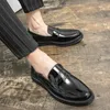 Dress Shoes 2023 Men's Casual Fashion Leather Penny Loafers Business Party Round Toe Soft