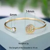 clover bracelet Bangle Life Tree Plated Open Bracelet and New Style for Women F5V4 7BYH