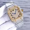 Designer Diamond Watches VVS Watch Mens Automatyczne mechaniczne 40 mm Sapphire Business Women High-end Stael Stal Pas Montre