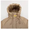Mens Downs Womens Long Hooded Simple Leisure Duck Down Jacket