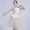 Sahne Giyim Profesyonel Bale Tutu Kızlar Uzun Elbise Balerin Partisi Yetişkin Performans Dans Kostümü
