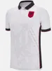 23 24アルバニアナショナルチームウズニメンズサッカージャージHysaj Lenjani Abrashi Ramadani Home Red Away White 3rd Black Football Shirts S-2xl