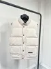 2023 조끼 패션 남성 여성 길렛 스탠드 칼라 민소매 가을 겨울 옷은 따뜻한 남성 스타일리스트 겨울 재킷 두꺼운 야외 코트 고급 브랜드 의류를 유지합니다.